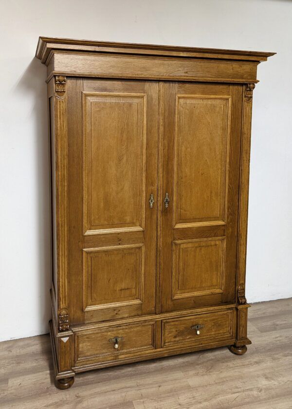 Eiche Gründerzeit Schrank – Bild 2